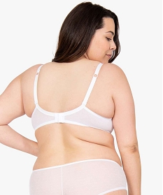 soutien-gorge emboitant a armatures en dentelle grande taille blanc sous-vetementsB500201_2