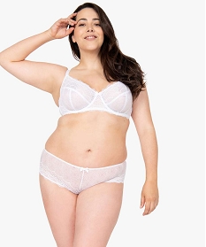 soutien-gorge emboitant a armatures en dentelle grande taille blancB500201_3