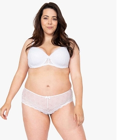 soutien-gorge grande taille a armatures et coques fines blanc sous-vetementsB500401_3