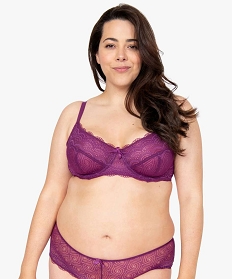 soutien-gorge a armatures en dentelle violet soutien gorge sans armaturesB500501_1