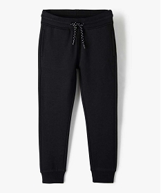 pantalon de jogging avec interieur molletonne garcon noirB501901_1