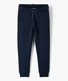 GEMO Pantalon de jogging avec intérieur molletonné garçon navy