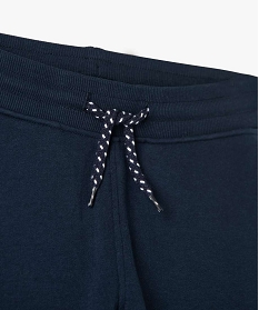 pantalon de jogging avec interieur molletonne garcon bleu pantalonsB502001_2