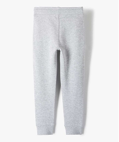 pantalon de jogging avec interieur molletonne garcon gris pantalonsB502201_3