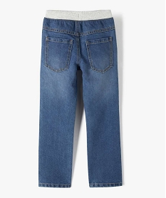 jean garcon coupe regular avec ceinture en bord-cote gris jeansB505701_3