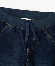 jean garcon coupe regular avec ceinture en bord-cote bleuB505801_2