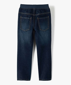 jean garcon coupe regular avec ceinture en bord-cote bleu jeansB505801_3