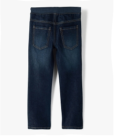 jean coupe regular avec ceinture en bord-cote garcon bleu jeansB505801_4