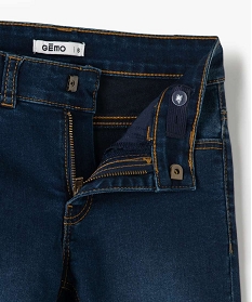 jean garcon coupe slim legerement delave bleu jeansB505901_2