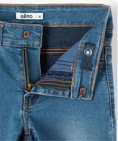 jean garcon coupe slim legerement delave gris jeansB506001_3
