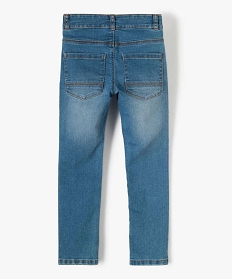 jean garcon coupe slim legerement delave gris jeansB506001_4