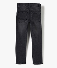jean garcon coupe slim legerement delave gris jeansB506101_4