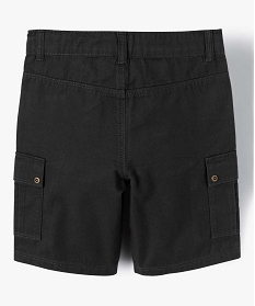 bermuda garcon cargo en coton gris shorts bermudas et pantacourtsB508101_3