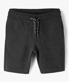 bermuda en maille avec interieur molletonne garcon grisB509001_4