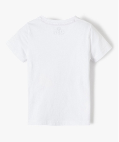 tee-shirt garcon imprime a manches courtes – camps united blanc tee-shirtsB512801_3