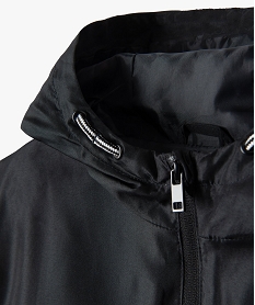 coupe-vent garcon bicolore et deperlant noir vestes manteaux et blousonsB521401_3