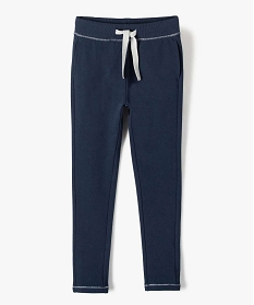 GEMO Leggings de sport avec surpiqûres pailletées fille navy