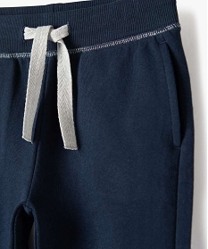 leggings de sport fille avec surpiqures pailletees bleu pantalonsB528401_2