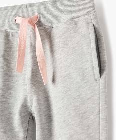 leggings de sport avec surpiqures pailletees fille gris pantalonsB528501_2