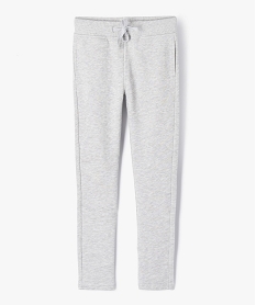 leggings de sport avec surpiqures pailletees fille gris pantalonsB528501_4