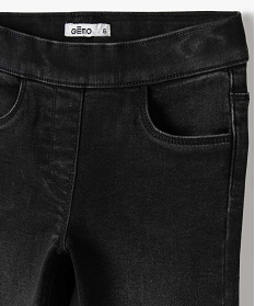 jegging delave avec taille ajustable fille noir jeansB532601_2