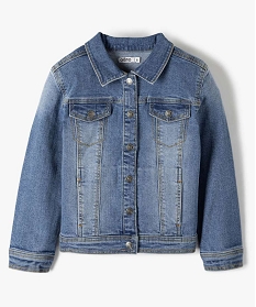 veste fille en jean extensible bleu blousons et vestesB536301_1