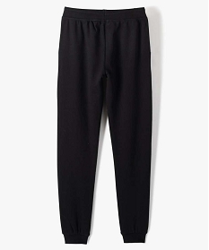 pantalon de jogging avec interieur molletonne fille noir standard pantalonsB554201_3