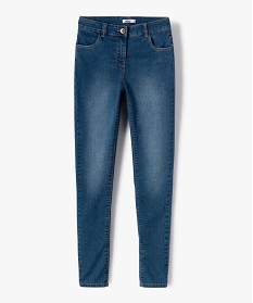 GEMO Jean fille coupe Slim ultra stretch bleu vif