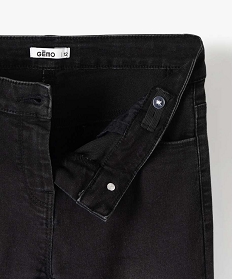 jean fille coupe slim ultra stretch noir jeansB556401_2