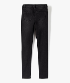 jean fille coupe slim ultra stretch noir jeansB556401_4