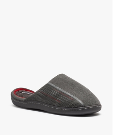 chaussons homme forme mule - isotoner grisB568201_2