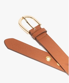 ceinture femme avec double rangee doillets metalliques orange autres accessoiresB568301_2