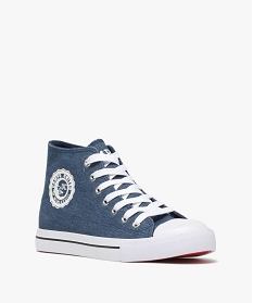 tennis femme montantes en denim - camps united bleu baskets et tennisB572301_2