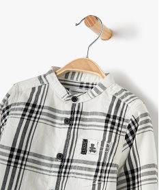 chemise bebe garcon a col mao - lulu castagnette imprimeB574601_2