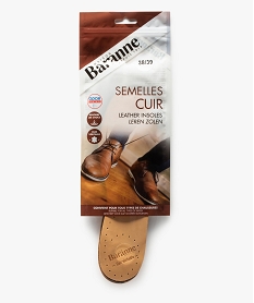 semelles en cuir amortissantes - baranne brunB582401_4