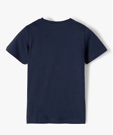tee-shirt garcon a manches courtes avec motif – sonic bleu tee-shirtsB594501_3
