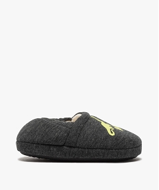 GEMO Chaussons garçon en jersey imprimés dinosaures gris standard