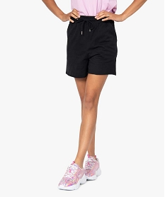 VESTE NOIR SHORT BLACK:40281230053-Coton////