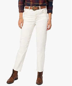 10WANTOU noir PANTALON OFF WHITE:40288100873-Coton////