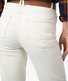 jean femme coupe straight taille haute beige pantalonsB609601_2