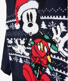 pull de noel garcon avec motif mickey - disney bleuB621701_2