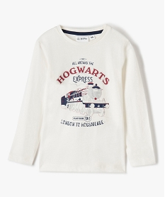 GEMO Tee-shirt garçon avec motif train - Harry Potter Beige
