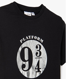 tee-shirt garcon avec motif scintillant – harry potter noir tee-shirtsB622201_2