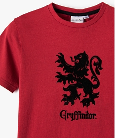 tee-shirt garcon avec motif scintillant - harry potter rougeB622301_2