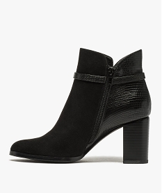 Bottines femme deals imitation serpent