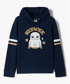 sweat fille avec motifs pailletes - harry potter bleu sweatsB750901_4