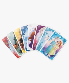 jeu de cartes 4 en 1 shuffle - la reine des neiges bleu autres accessoires filleB755801_2