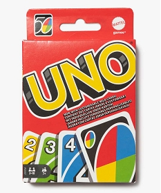 GEMO Jeu de cartes Uno - Mattel Rouge