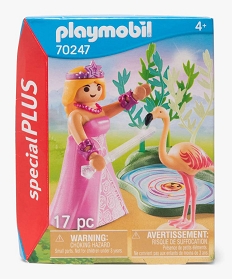 GEMO Jouet enfant Princesse et mare - Playmobil Rose