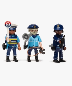 jouet enfant equipe de policiers - playmobil bleuB757101_2